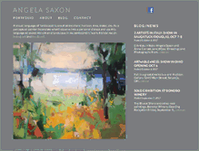 Tablet Screenshot of angelasaxon.com